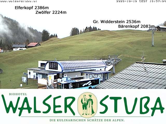 Archiv Foto Webcam Hotel für Bergfreunde - Walserstuba