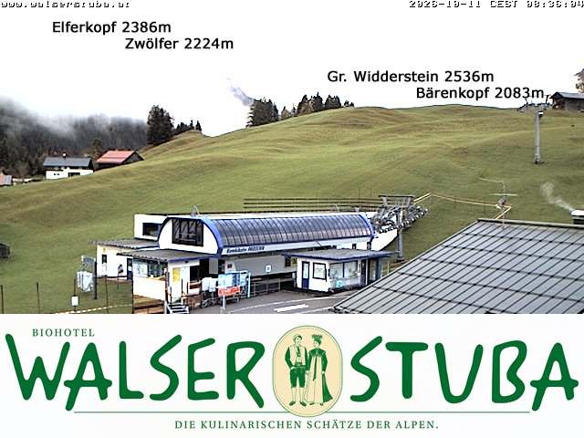 Archiv Foto Webcam Hotel für Bergfreunde - Walserstuba