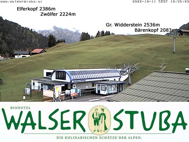 Archiv Foto Webcam Hotel für Bergfreunde - Walserstuba