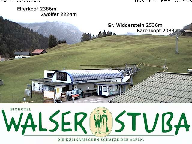 Archiv Foto Webcam Hotel für Bergfreunde - Walserstuba
