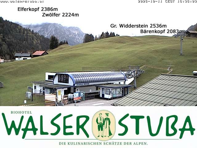 Archiv Foto Webcam Hotel für Bergfreunde - Walserstuba