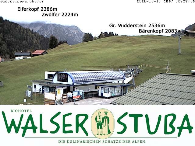 Archiv Foto Webcam Hotel für Bergfreunde - Walserstuba