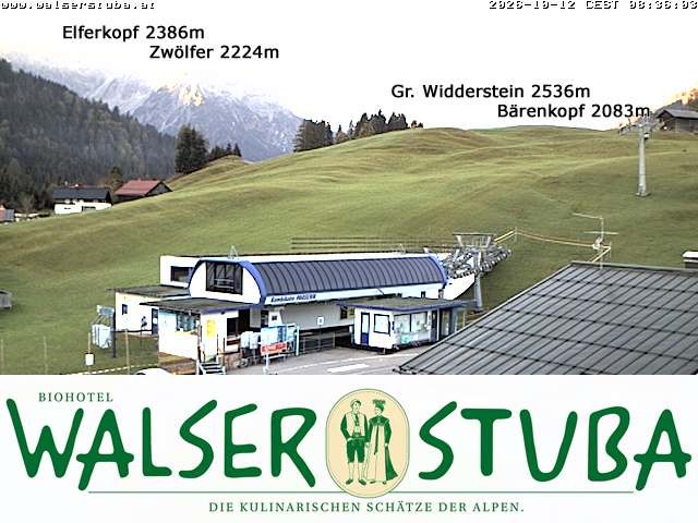 Archiv Foto Webcam Hotel für Bergfreunde - Walserstuba