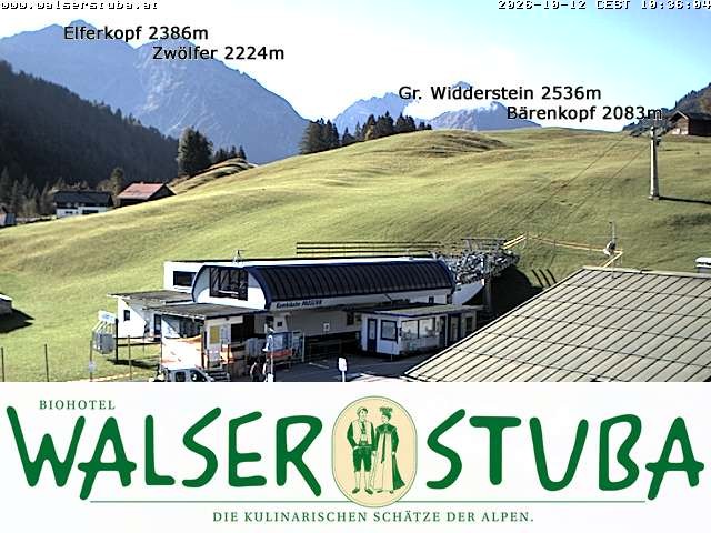 Archiv Foto Webcam Hotel für Bergfreunde - Walserstuba