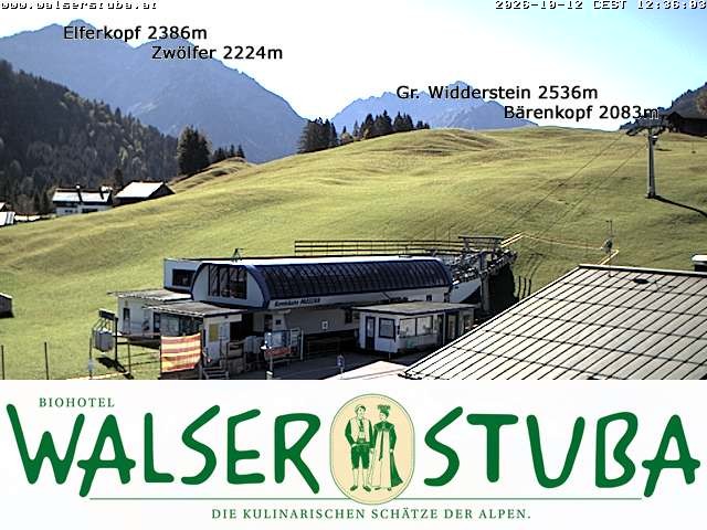 Archiv Foto Webcam Hotel für Bergfreunde - Walserstuba
