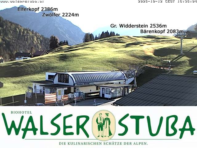 Archiv Foto Webcam Hotel für Bergfreunde - Walserstuba
