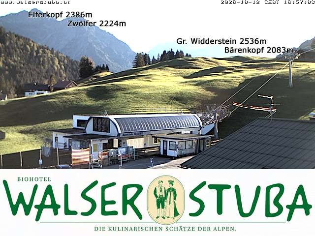 Archiv Foto Webcam Hotel für Bergfreunde - Walserstuba