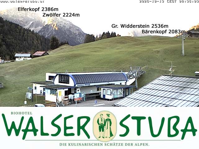 Archiv Foto Webcam Hotel für Bergfreunde - Walserstuba
