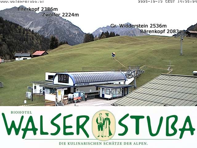 Archiv Foto Webcam Hotel für Bergfreunde - Walserstuba