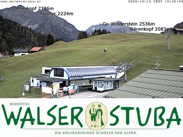 Archiv Foto Webcam Hotel für Bergfreunde - Walserstuba