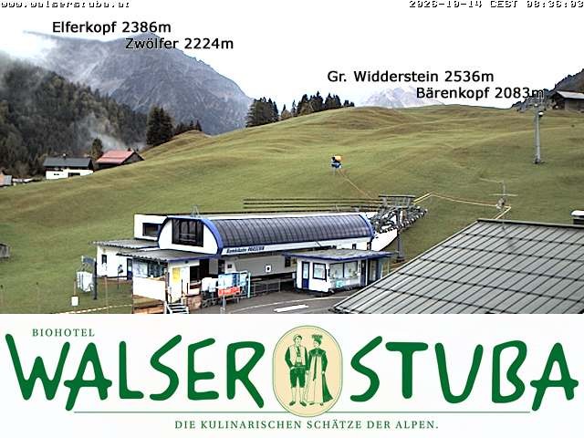 Archiv Foto Webcam Hotel für Bergfreunde - Walserstuba