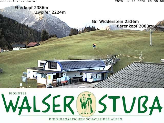 Archiv Foto Webcam Hotel für Bergfreunde - Walserstuba