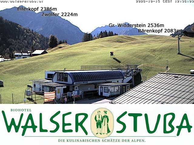 Archiv Foto Webcam Hotel für Bergfreunde - Walserstuba