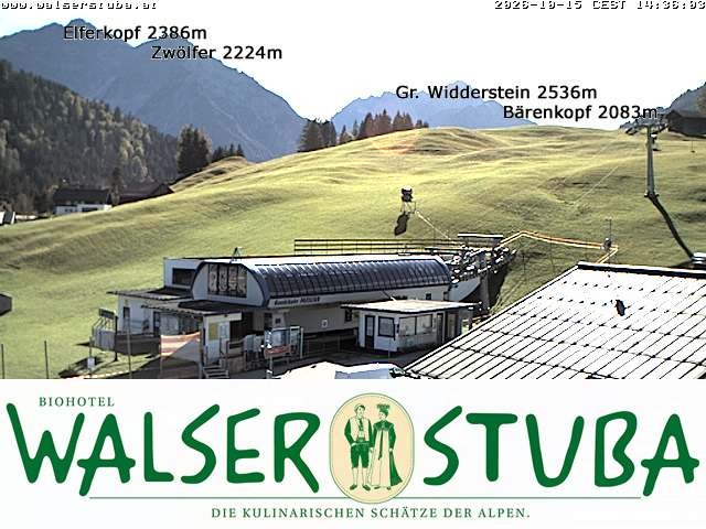 Archiv Foto Webcam Hotel für Bergfreunde - Walserstuba