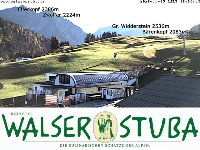 Archiv Foto Webcam Hotel für Bergfreunde - Walserstuba