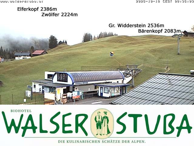 Archiv Foto Webcam Hotel für Bergfreunde - Walserstuba