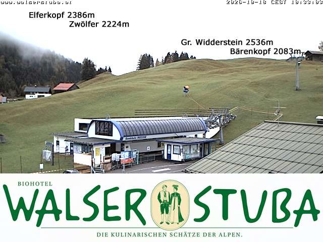 Archiv Foto Webcam Hotel für Bergfreunde - Walserstuba