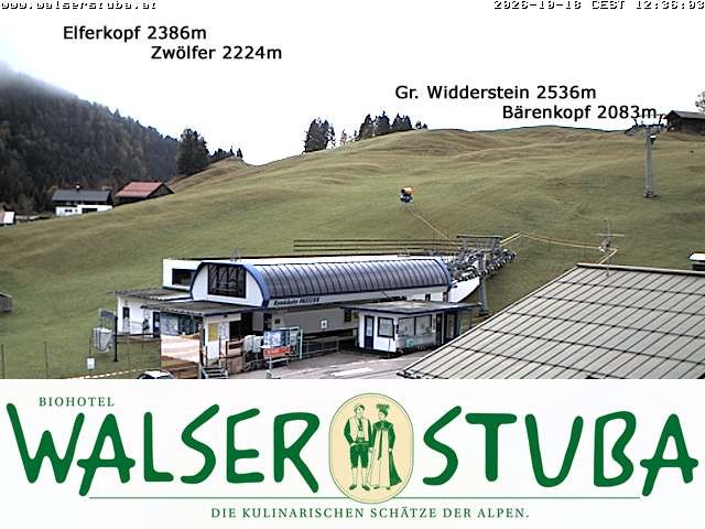 Archiv Foto Webcam Hotel für Bergfreunde - Walserstuba