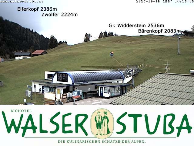 Archiv Foto Webcam Hotel für Bergfreunde - Walserstuba