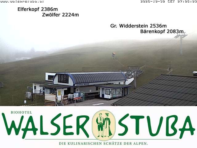 Archiv Foto Webcam Hotel für Bergfreunde - Walserstuba