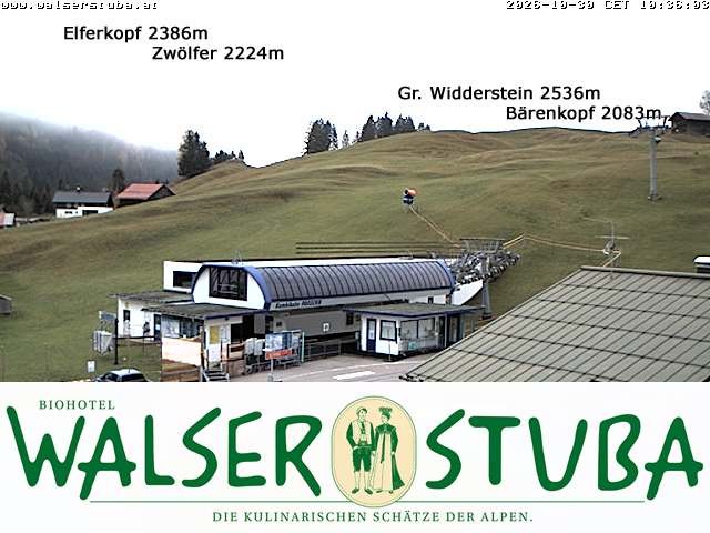 Archiv Foto Webcam Hotel für Bergfreunde - Walserstuba