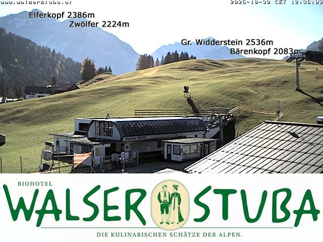 Archiv Foto Webcam Hotel für Bergfreunde - Walserstuba