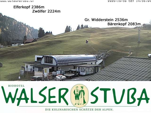 Archiv Foto Webcam Hotel für Bergfreunde - Walserstuba