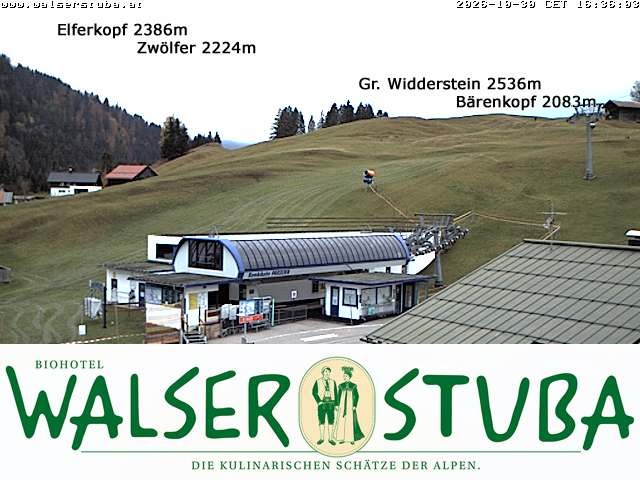Archiv Foto Webcam Hotel für Bergfreunde - Walserstuba