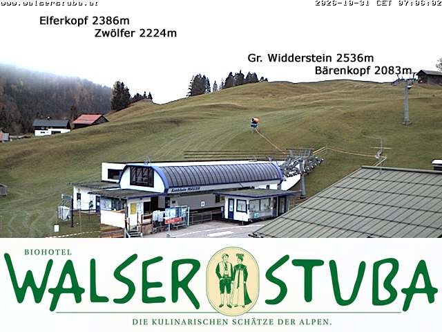 Archiv Foto Webcam Hotel für Bergfreunde - Walserstuba