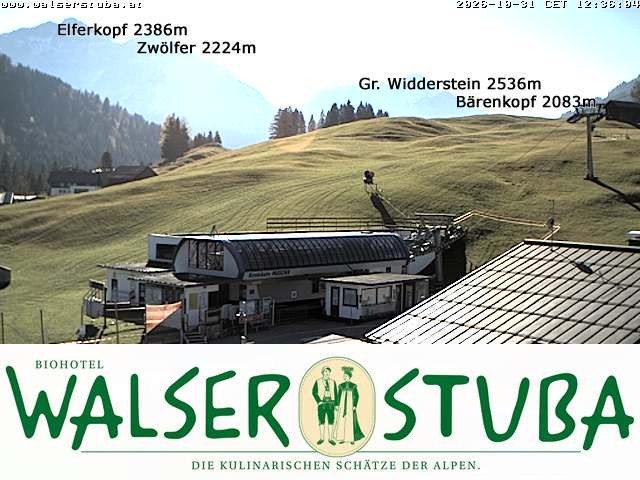 Archiv Foto Webcam Hotel für Bergfreunde - Walserstuba
