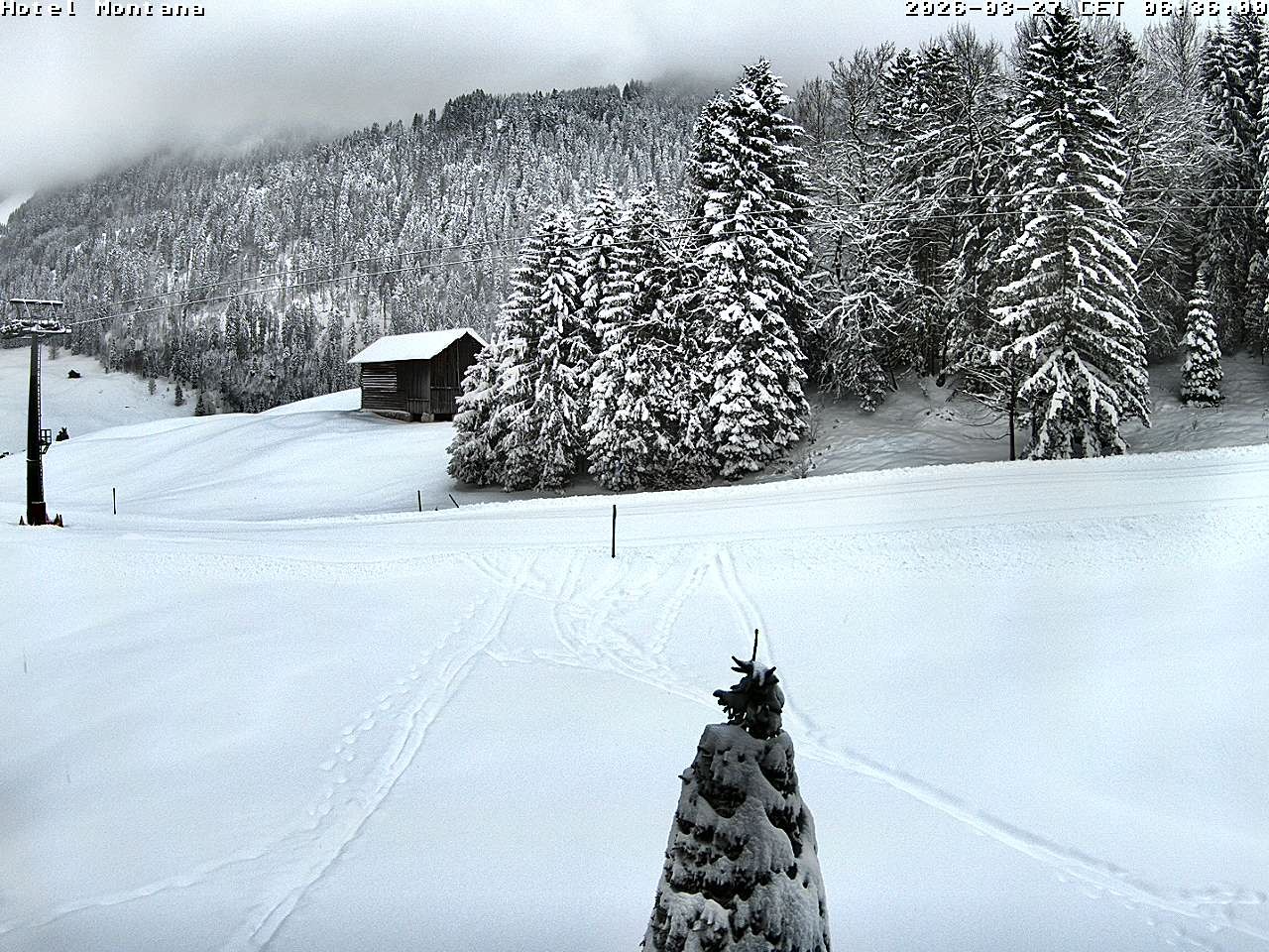 Archiv Foto Webcam Hotel Montana, Riezlern