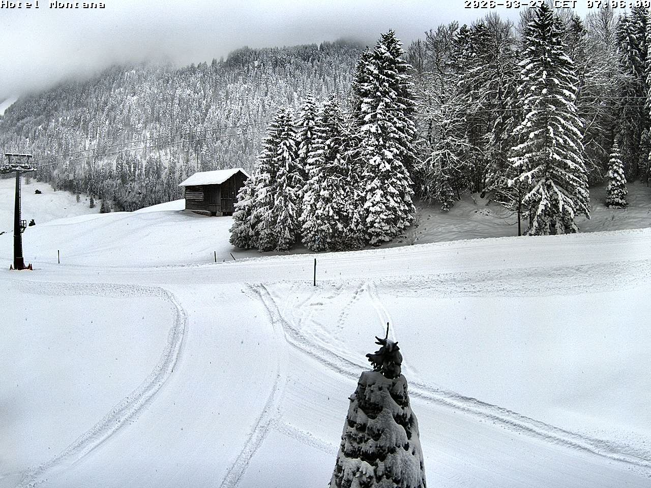 Archiv Foto Webcam Hotel Montana, Riezlern