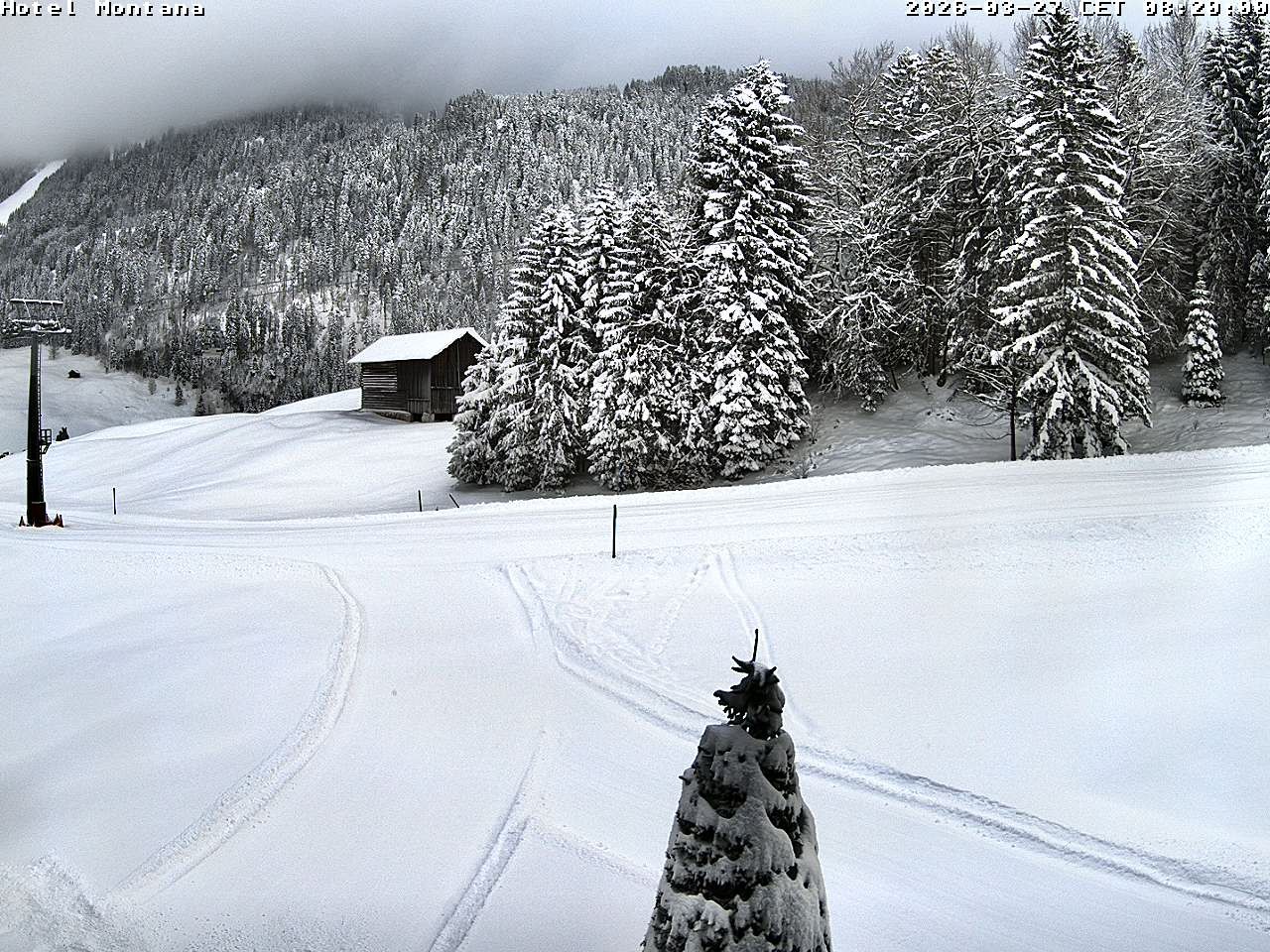 Archiv Foto Webcam Hotel Montana, Riezlern