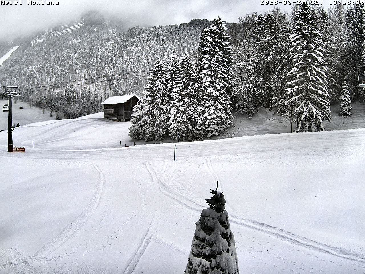 Archiv Foto Webcam Hotel Montana, Riezlern