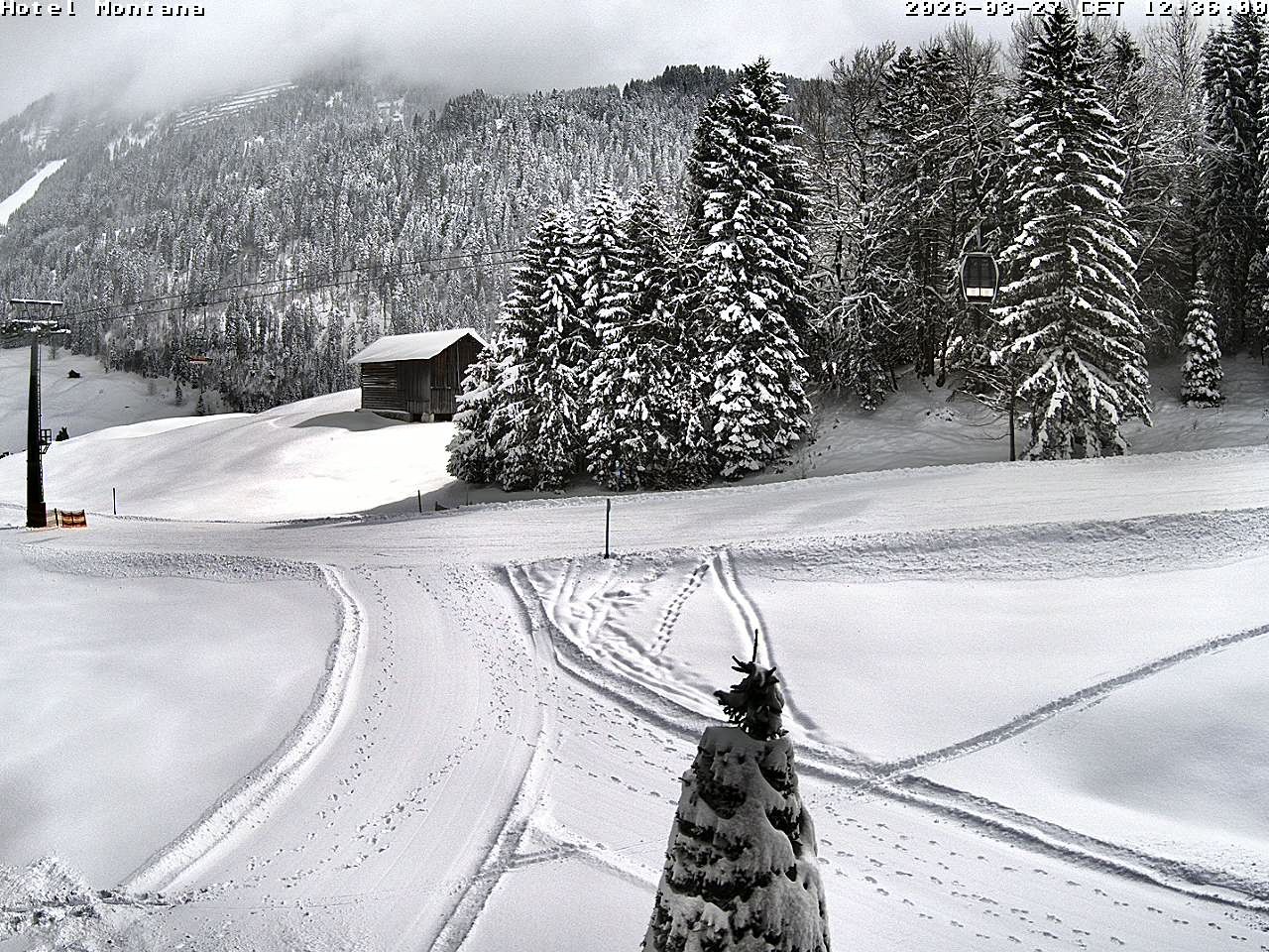 Archiv Foto Webcam Hotel Montana, Riezlern