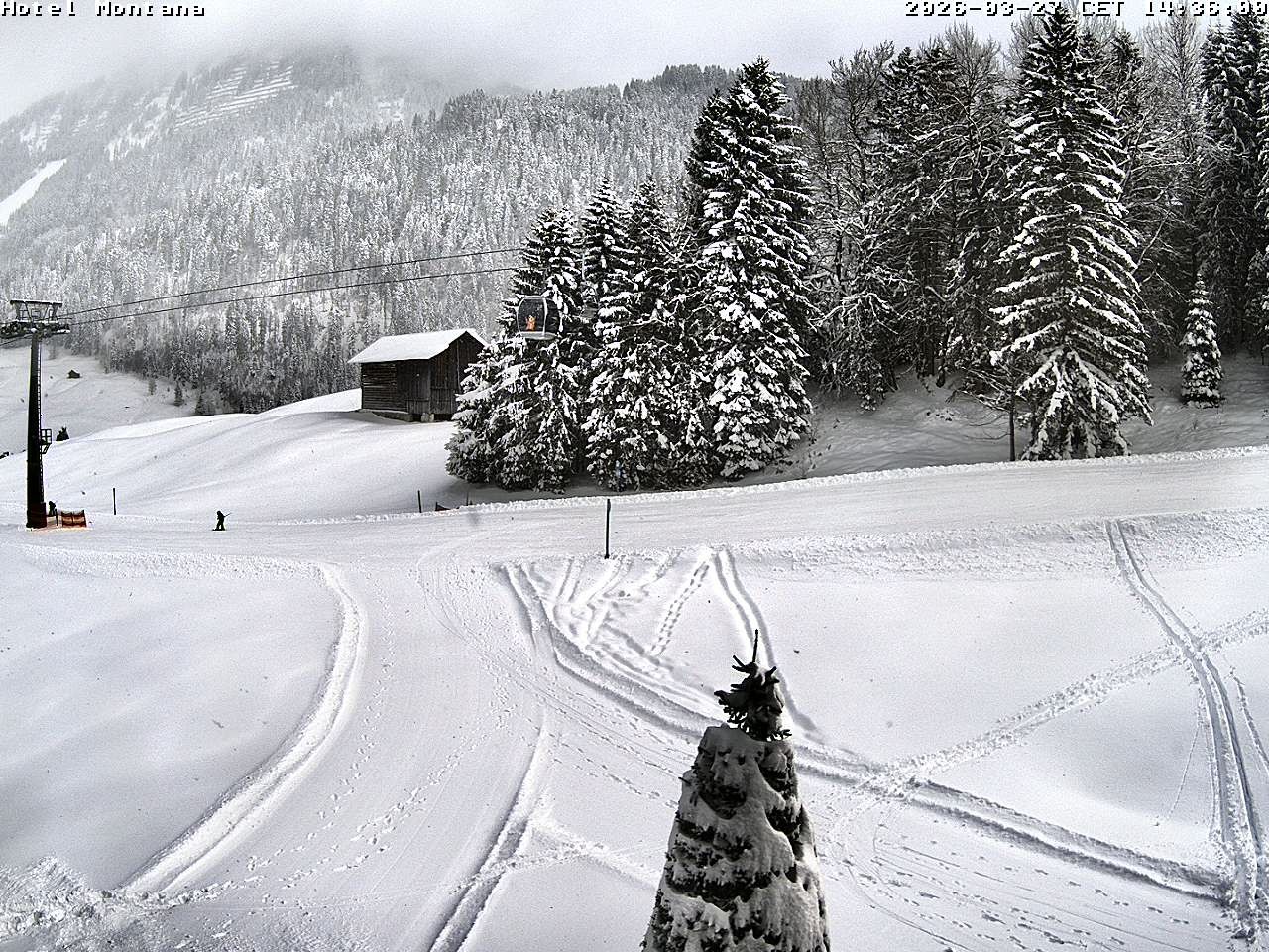 Archiv Foto Webcam Hotel Montana, Riezlern