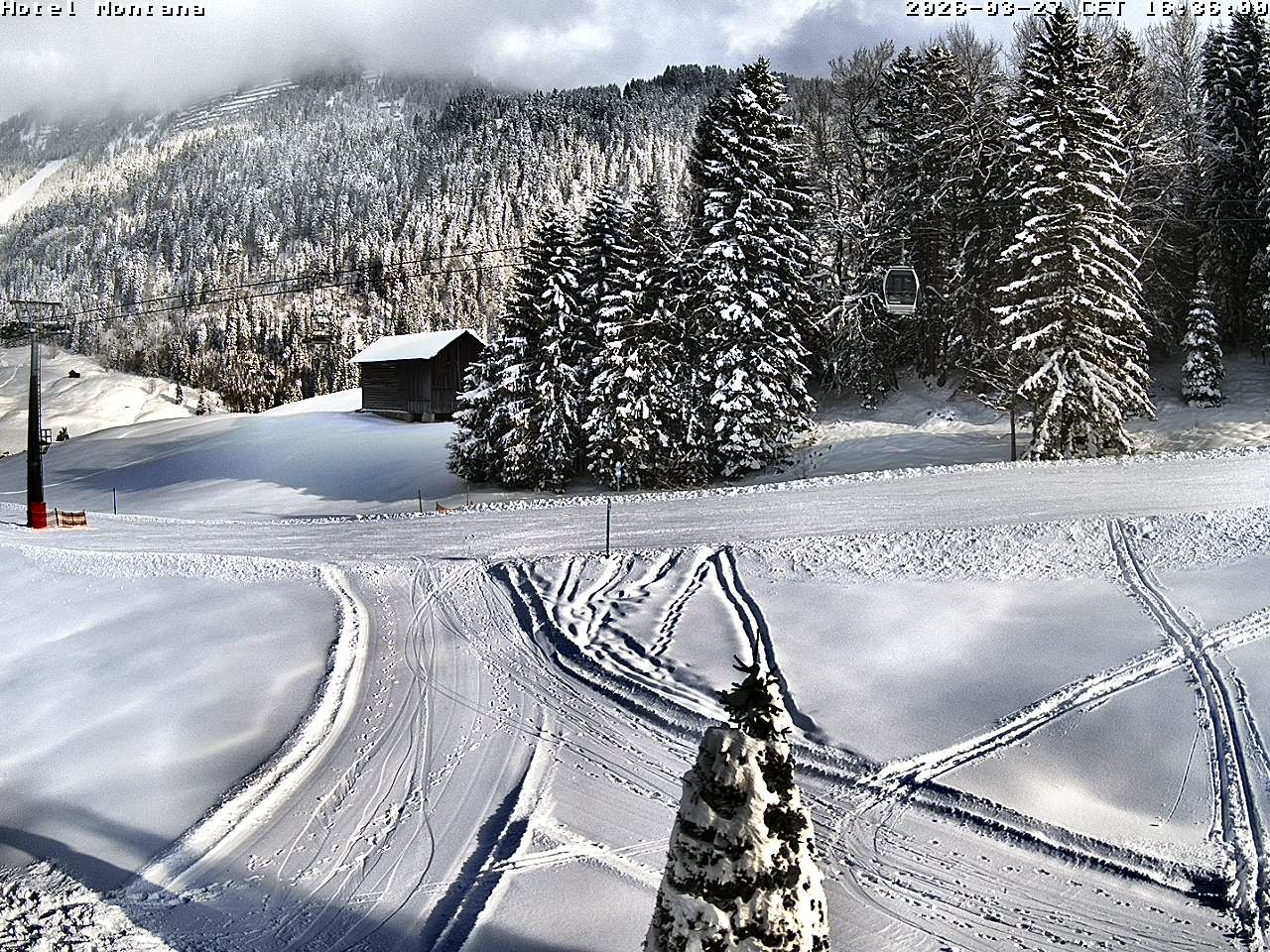 Archiv Foto Webcam Hotel Montana, Riezlern