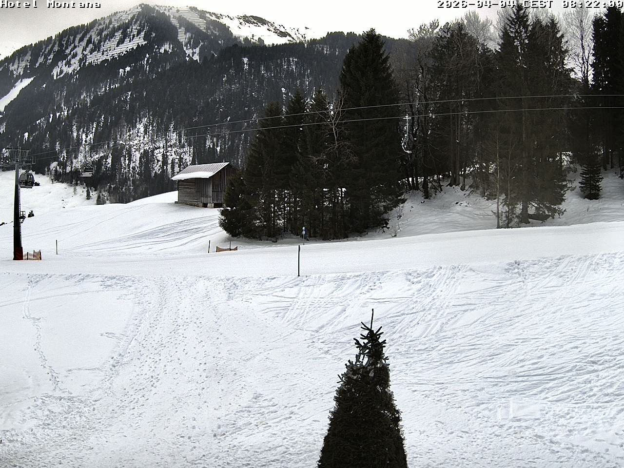 Archived image Webcam Riezlern - Hotel Montana