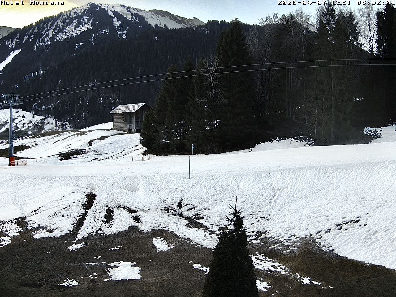 Archiv Foto Webcam Hotel Montana, Riezlern