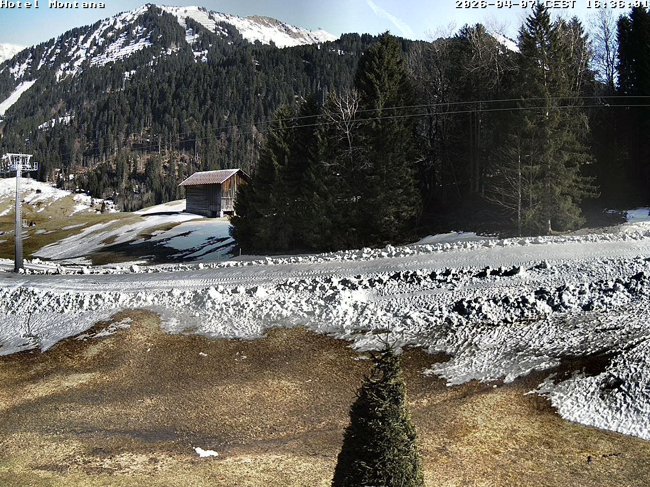 Archived image Webcam Riezlern - Hotel Montana
