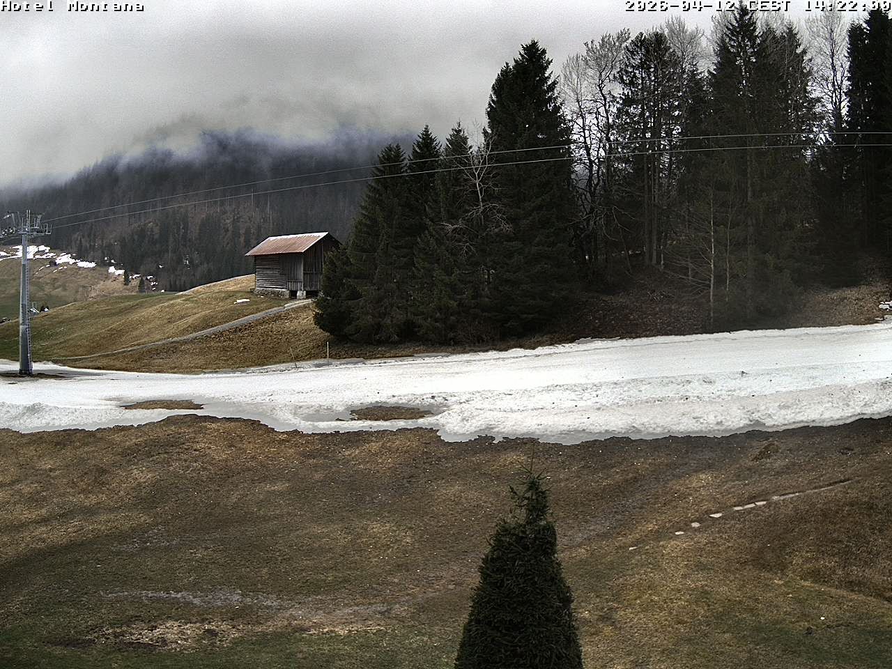 Archived image Webcam Riezlern - Hotel Montana