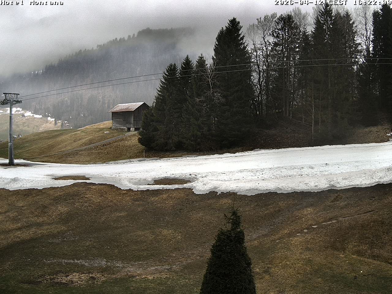 Archived image Webcam Riezlern - Hotel Montana