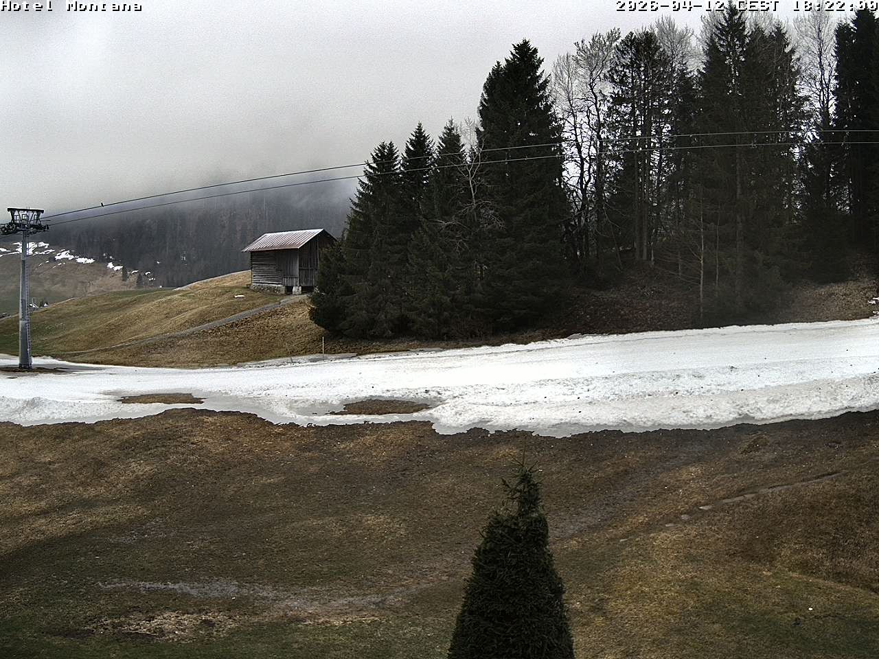 Archived image Webcam Riezlern - Hotel Montana