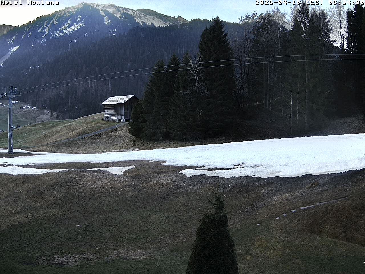 Archived image Webcam Riezlern - Hotel Montana
