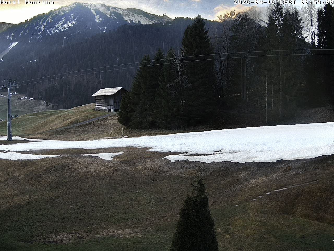 Archived image Webcam Riezlern - Hotel Montana