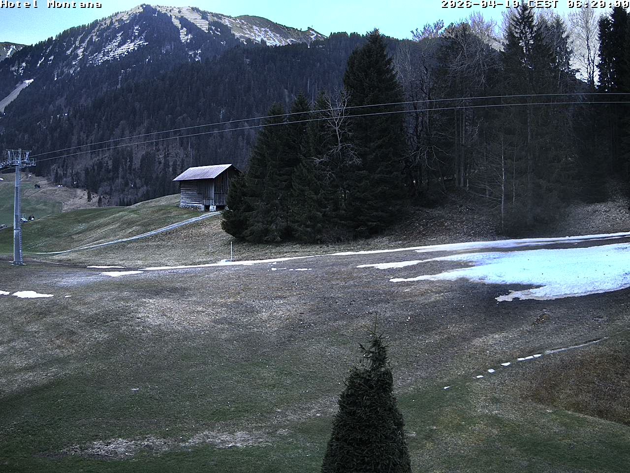 Archived image Webcam Riezlern - Hotel Montana