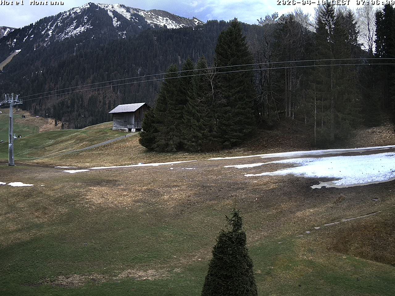 Archived image Webcam Riezlern - Hotel Montana