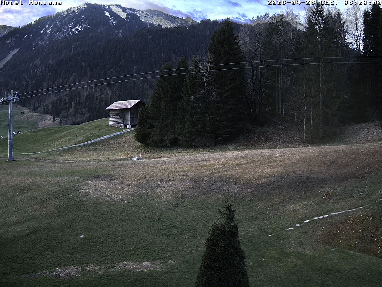 Archived image Webcam Riezlern - Hotel Montana