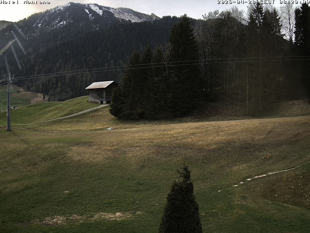 Archived image Webcam Riezlern - Hotel Montana