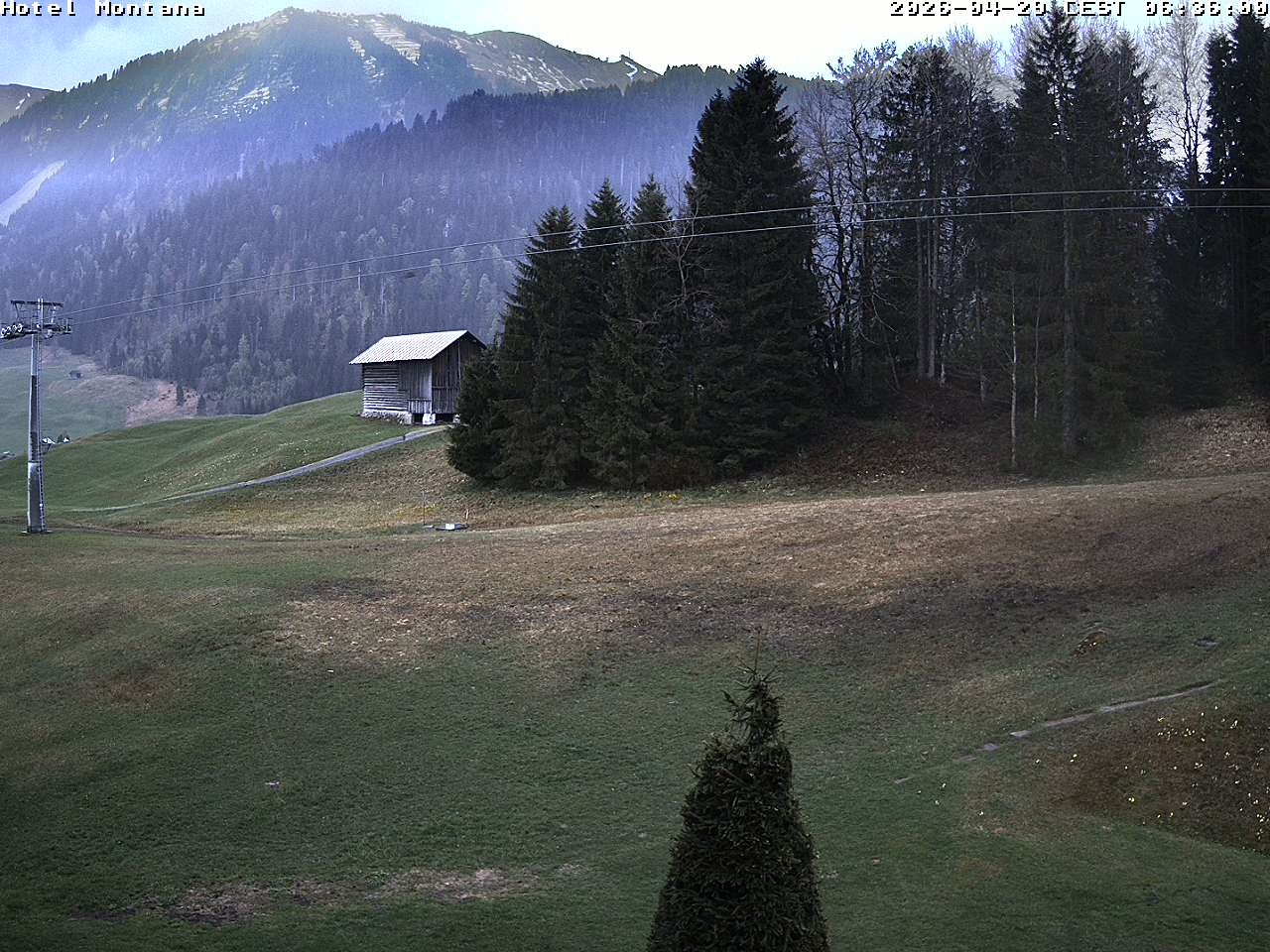 Archived image Webcam Riezlern - Hotel Montana